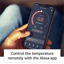 Load image into Gallery viewer, Certified Refurbished Amazon Smart Thermostat – ENERGY STAR certified, DIY install, Works with Alexa – C-wire required