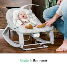 Load image into Gallery viewer, Ingenuity Keep Cozy 3-in-1 Grow with Me Vibrating Baby Bouncer, Seat & Infant to Toddler Rocker, Vibrations & -Toy Bar, 0-30 Months Up to 40 lbs (Weaver)