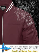 Load image into Gallery viewer, TACVASEN Men's Jackets Casual Stylish Bomber Coats For Men Jackets Men Windbreaker Jackets Lightweight Lightweight Golf Jackets