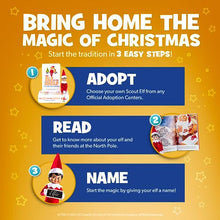 Load image into Gallery viewer, The Elf on the Shelf: A Christmas Tradition - Boy Scout Elf with Blue Eyes - Includes Artfully Illustrated Storybook, Keepsake Box and Official Adoption Certificate