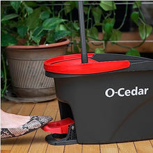 Load image into Gallery viewer, O-Cedar EasyWring Microfiber Spin Mop and Bucket Cleaning System