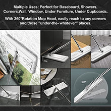 Load image into Gallery viewer, JOYMOOP Mop and Bucket with Wringer Set, Hands Free Flat Floor Mop and Bucket, with 3 Washable Microfiber Pads, Wet and Dry Use, Floor Cleaning System