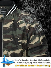 Load image into Gallery viewer, TACVASEN Green Jacket Men Golf Men's Jackets Lightweight Men's Casual Jacket Outdoor Windbreaker Lightweight Bomber Coat Lightweight Jacket