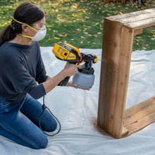 Load image into Gallery viewer, Wagner Spraytech 02419307 FLEXiO 595 Handheld HVLP Paint Sprayer, Sprays Most Unthinned Latex, Includes Two Nozzles - iSpray & Detail Finish Nozzle, Complete Adjustability, Lightweight Design