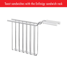 Load image into Gallery viewer, ZWILLING Enfinigy 2 Slice Toaster with Extra Wide 1.5" Slots for Bagels, 7 Toast Settings, Even Toasting, Reheat, Cancel, Defrost, Black