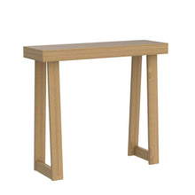 Load image into Gallery viewer, Plank+Beam Solid Wood Console Table, 36 Inch, Sofa Table, Narrow Entryway Table for Hallway, Behind The Couch, Living Room, Foyer, Easy Assembly, Pecan
