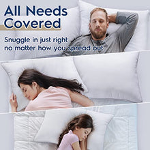 Load image into Gallery viewer, viewstar Pillows Queen Size Set of 2, Bed Pillows for Sleeping, Queen Pillows 2 Pack for Back, Stomach or Side Sleepers, Fluffy Pillows for Bed with Down Alternative, Machine Washable, 20" x 30"