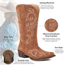 Load image into Gallery viewer, ROPER Womens Riley Fashion Boot, Bronze, 9 US