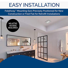 Load image into Gallery viewer, Broan-NuTone AE110LK Ventilation Fan with LED CleanCover and Roomside Installation, ENERGY STAR Certified, 110 CFM, 1.0 Sones, White