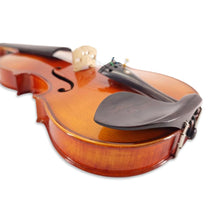 Load image into Gallery viewer, 4 Strings Violin Set Acoustic Violin 4/4 Full Set Flamed Maple Spruce Ebony Fittings 1/2 Violin 3/4 Violin 1/4 Violin for Beginners Solid Wood Violin with Hard Case & Violin Bow(4/4 Brown 1)
