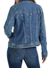 Load image into Gallery viewer, Wrangler Authentics Women's Stretch Denim Jacket, Blue, X-Large