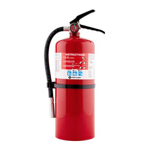 Load image into Gallery viewer, First Alert PRO10 Rechargeable Commercial Fire Extinguisher, UL rated 4-A:60-B:C, Red, 1-Pack
