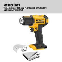 Load image into Gallery viewer, DEWALT 20V MAX Heat Gun, Cordless, Up to 990 Degrees, 42 Minutes of Run Time, LED Light, Bare Tool Only (DCE530B)