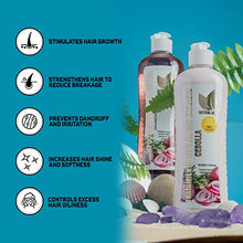 Load image into Gallery viewer, NATURAL SANT - Onion Biotin and Rosemary Shampoo & Treatment for Stronger, Thicker and Longer Strands - Soft Shine, Anti-Hair Loss and Thinning, Growth Formula, Paraben and Silicone Free