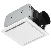 Load image into Gallery viewer, Homewerks 7140-50 Bathroom Fan Ceiling Mount Exhaust Ventilation, 1.0 Sones, 50 CFM, White