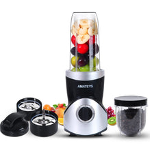 Load image into Gallery viewer, Amateys Personal Blender for Shakes and Smoothies,Professional Kitchen Blender with Blending & Grinding Blades, Portable Coffee Grinder with 24/10 OZ Travel Bottles, Adjustable Speeds Juice Blender
