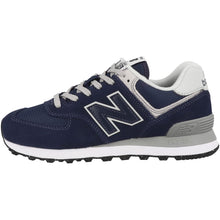Load image into Gallery viewer, New Balance Women's 574 Core Sneaker, Navy/White, 5