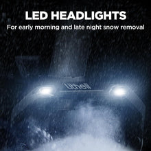 Load image into Gallery viewer, Litheli 2X20V Cordless Snow Blower, 20 Inch Snow Thrower with 4.0Ah Battery, Electric Snow Blowers with LED Spotlight and Brushless Motor for Walkways and Driveways