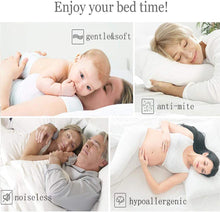 Load image into Gallery viewer, COHOME Premium 2100 Series All Season King Size Comforter - Winter Warm Down Alternative Comforter - Quilted Duvet Insert with Corner Tabs - Luxury Soft Hotel Comforter - Reversible - Light Grey