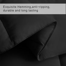 Load image into Gallery viewer, COHOME 2200 Series King Size Down Alternative Comforter Quilted Duvet Insert with Corner Tabs - All Season Reversible Luxury Hotel Bedding Comforter - Winter Warm - Reversible - Black