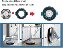 Load image into Gallery viewer, Michao Spin Mop Bucket Deluxe 360 Spinning Floor Cleaning System with 6 Microfiber Replacement Head Refills,62" Extended Handle,4X Wheel for Home Cleaning