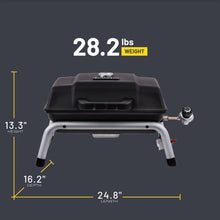 Load image into Gallery viewer, Char-Broil® 1-Burner Portable Propane Gas Grill, Black – 17402049