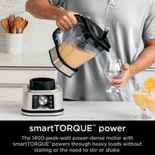 Load image into Gallery viewer, Ninja SS351 Foodi Power Blender & Processor System 1400 WP Smoothie Bowl Maker & Nutrient Extractor* 6 Functions for Bowls, Spreads, Dough & More, smartTORQUE, 72-oz.** Pitcher & To-Go Cups, Silver