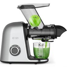 Load image into Gallery viewer, COZII Cold Press Juicer,Slow Masticating Juicer Soft/hard Mode & Quiet Motor,3.6 Inch Large Feed Chute For Vegetable and Fruit,Easy to Clean 150W Juicer Machines,Dishwasher Safe,High Juice Yield
