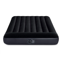Load image into Gallery viewer, Intex 64147ED Dura-Beam Standard Pillow Rest Air Mattress: Fiber-Tech – Full Size – Built-in Electric Pump – 10in Bed Height – 600lb Weight Capacity