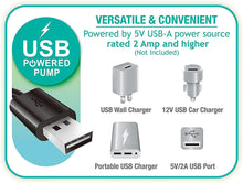 Load image into Gallery viewer, Intex 64112E Dura-Beam Standard Prestige Air Mattress: Fiber-Tech – Twin Size – Built-in USB Electric Pump – 12in Bed Height – 300lb Weight Capacity