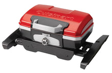 Load image into Gallery viewer, Cuisinart CGG-180 Petit Gourmet Portable Gas Grill with VersaStand, Red