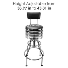 Load image into Gallery viewer, Olympia Tools 82-738 Adjustable Hydraulic Work Stool, Black