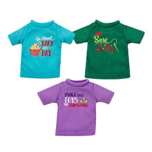 Load image into Gallery viewer, The Elf on The Shelf Claus Couture 2024 Complete 6 Set: PJs, 2 Dresses, Chef, Skateboarder, Football