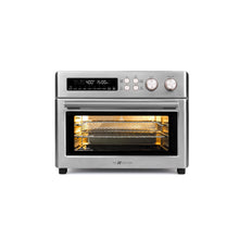 Load image into Gallery viewer, VAL CUCINA Infrared Heating Air Fryer Toaster Oven, Extra Large Countertop Convection Oven 10-in-1 Combo, 6-Slice Toast, Enamel Baking Pan Easy Clean with Recipe Book, Brushed Stainless Steel Finish