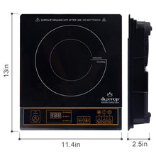 Load image into Gallery viewer, Duxtop 1800W Portable Induction Cooktop Countertop Burner, Gold 8100MC/BT-180G3