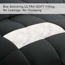 Load image into Gallery viewer, COHOME All Season King Size Comforter - Winter Warm Down Alternative Comforter - Quilted Duvet Insert with Corner Tabs - Premium 2100 Series Luxury Soft Hotel Comforter - Reversible - Dark Grey