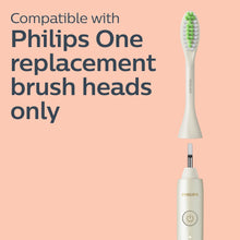 Load image into Gallery viewer, Philips One by Sonicare Snow Rechargeable Toothbrush, Brush Head Bundle, BD3002/AZ