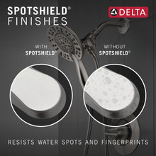 Load image into Gallery viewer, Delta Faucet Broadmoor Pull Down Bathroom Faucet Brushed Nickel, Bathroom Faucet, Widespread Bathroom Faucet 3 Hole with Magnetic Docking, Bathroom Sink Faucet, SpotShield Stainless 35765LF-SPPD