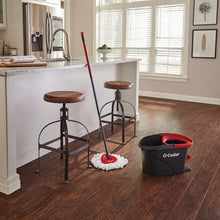 Load image into Gallery viewer, O-Cedar EasyWring Microfiber Spin Mop and Bucket Cleaning System