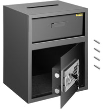Load image into Gallery viewer, VEVOR Digital Depository Safe 1.7 Cubic Feet Made of Carbon Steel Electronic Code Lock Depository Safe with Deposit Slot with Two Emergency Keys Depository Box for Home Hotel Restaurant and Office