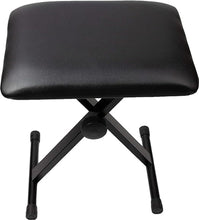 Load image into Gallery viewer, RockJam 61 Key Touch Display Keyboard Piano Kit with Digital Piano Bench, Electric Piano Stand, Headphones Piano Note Stickers, Sustain Pedal & Simply Piano Lessons