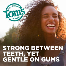 Load image into Gallery viewer, Tom's of Maine Naturally Waxed Antiplaque Flat Dental Floss, Spearmint, 32 Yards 6-Pack (Packaging May Vary)