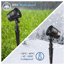 Load image into Gallery viewer, Christmas Projector Lights Outdoor, Christmas Laser Lights Landscape Spotlight Red and Green Star Show with Rf Wireless Remote Christmas Decoratiions for Outdoor Garden Patio Wall Xmas Holiday Party