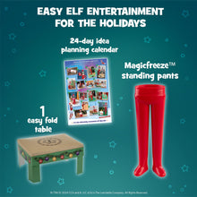 Load image into Gallery viewer, The Elf on the Shelf 24-Day Super Set Official The Elf on the Shelf Ideas for 24 Days of Elf Magic - 80+ Props, MagiFreez Standing Pants and Calendar - for Ages 3 Years and Up Scout Elf Not Included