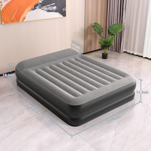 Load image into Gallery viewer, Ezyrest Queen Air Mattress Waterproof and Easy-to-Clean, Blow Up Mattress with Built-in Pump, Durable Inflatable Mattress with Pillow Design Suitable for Naps, Hosting a Friend and Camping
