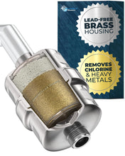 Load image into Gallery viewer, HammerHead Showers® ALL METAL Shower Head Filter – High Pressure Universal Shower Filters to Remove Toxic Chemicals – KDF Shower Filter, Targets Chlorine and Heavy Metals – Chrome