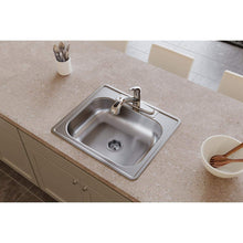 Load image into Gallery viewer, Elkay Dayton D125223 Single Bowl Drop-in Stainless Steel Sink, Satin, 25 x 22