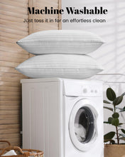 Load image into Gallery viewer, Qnoon Pillows Queen Size Set of 2, Hotel Collection Bed Pillows for Sleeping, Gusseted Pillow for Back, Stomach or Side Sleepers(Pure White)