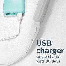 Load image into Gallery viewer, Philips One by Sonicare Snow Rechargeable Toothbrush, Brush Head Bundle, BD3002/AZ