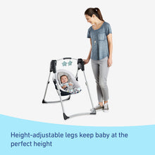 Load image into Gallery viewer, Graco Slim Spaces Compact Baby Swing, Reign